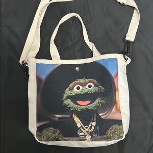 Oscar the Grouch Canvas Tote Bag
